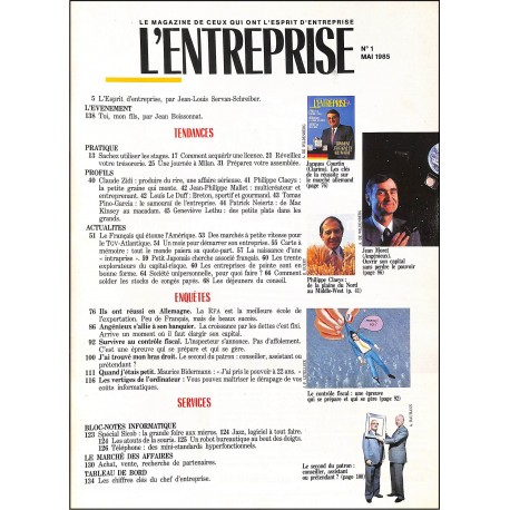 L'ENTREPRISE |Premier Numéro
