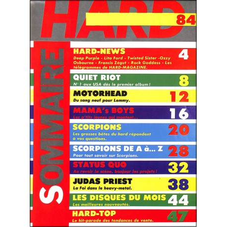 HARD ROCK |Premier Numéro