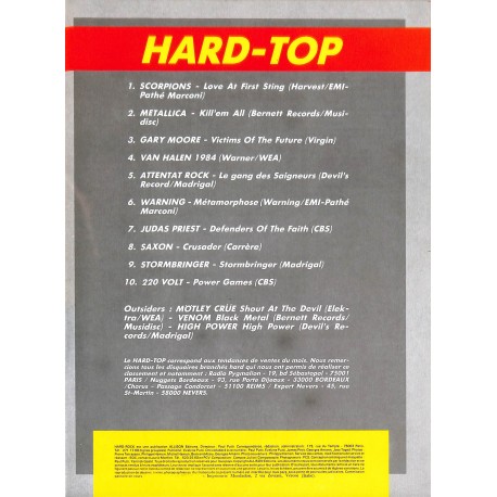 HARD ROCK |Premier Numéro