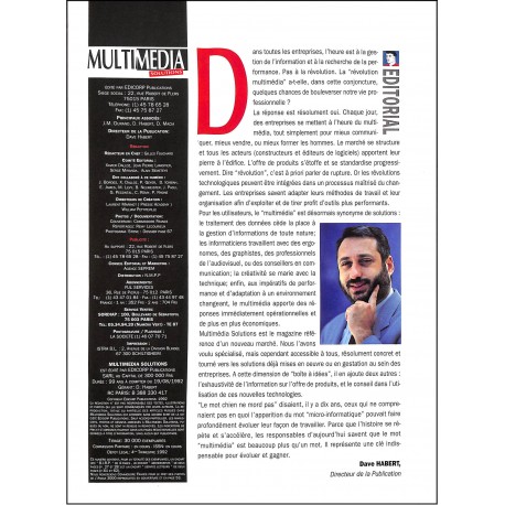 MULTIMEDIA SOLUTIONS |Premier Numéro