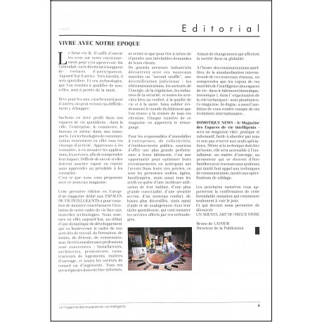 DOMOTIQUE NEWS |Premier Numéro