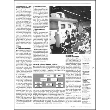 WORDPERFECT |Premier Numéro