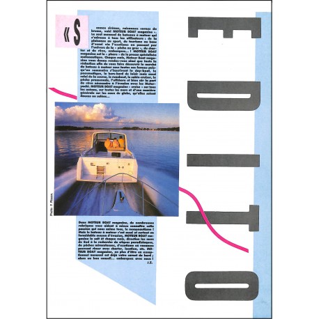MOTEUR BOAT MAGAZINE |Premier Numéro