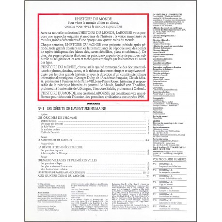 L'histoire du monde |Premier Numéro