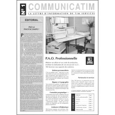 COMMUNICATIM |Premier Numéro