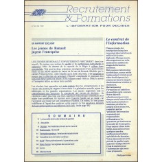 RECRUTEMENT  & INFORMATIONS |Premier Numéro