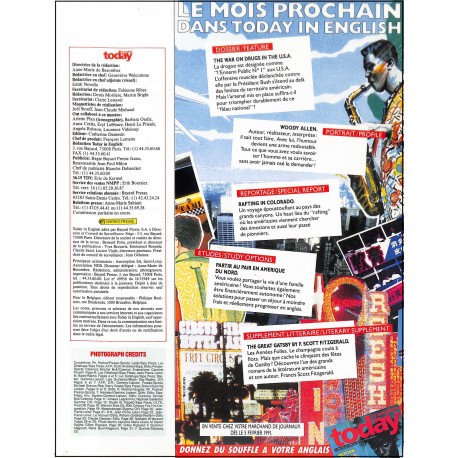 TODAY IN  ENGLISH |Premier Numéro