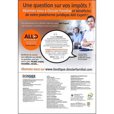 DOSSIER FAMILIAL  EXPERT |Premier Numéro