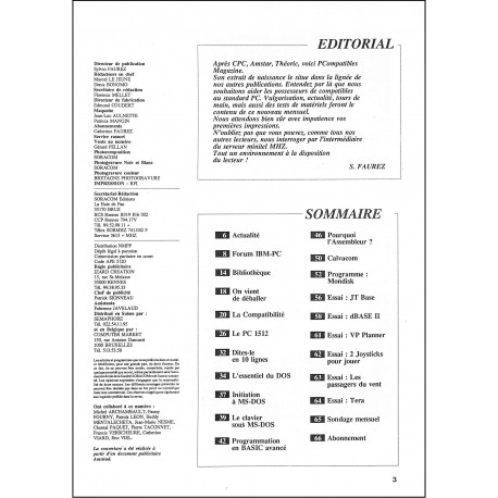 PCOMPATIBLES MAGAZINE |Premier Numéro