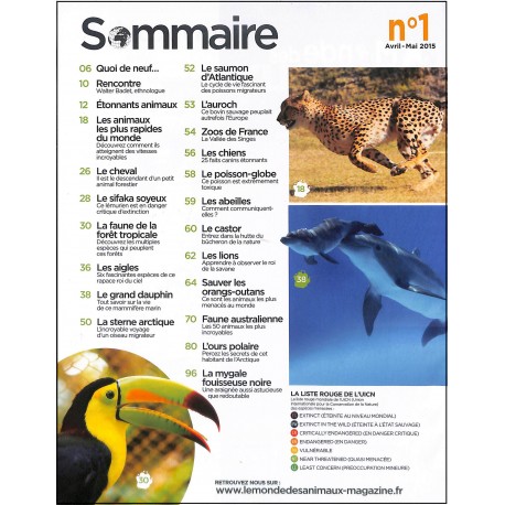 LE MONDE DES ANIMAUX |Premier Numéro