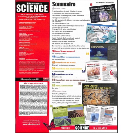 LA REVUE DE LA SCIENCE |Premier Numéro