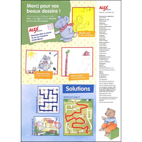 ALEX LA SOURIS |Premier Numéro