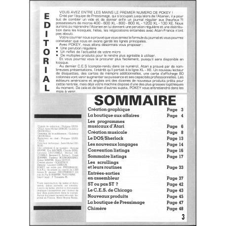 POKEY |Premier Numéro