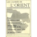 LES CAHIERS DE L'ORIENT |Premier Numéro