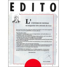 l'univers du bonsaï |Premier Numéro 2