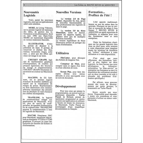 LES ECHOS DE BRUNO & ASSOCIES |Premier Numéro