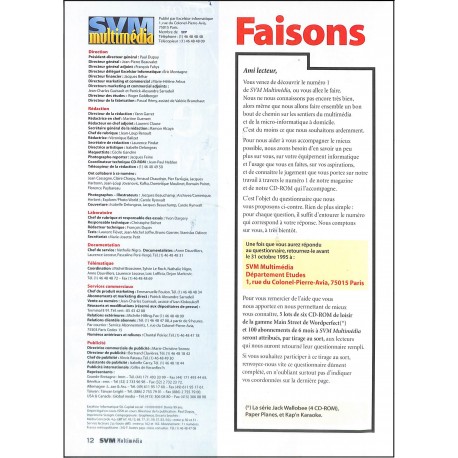 SVM MULTIMEDIA |Premier Numéro