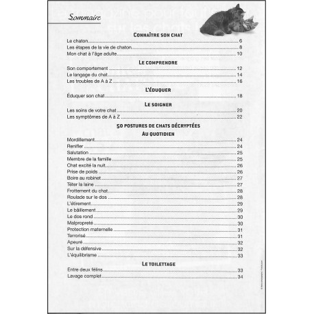 Le langage du chat |Premier Numéro