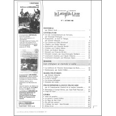 LA LETTRE DU LIVRE DE LA RADIO ET DE LA TÉLÉVISION |Premier Numéro 2