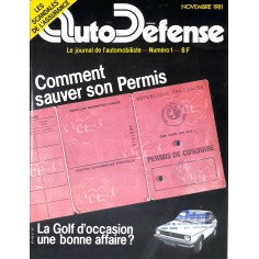 AUTO DEFENSE |Premier Numéro