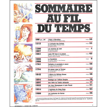 HISTORIQUES |Premier Numéro