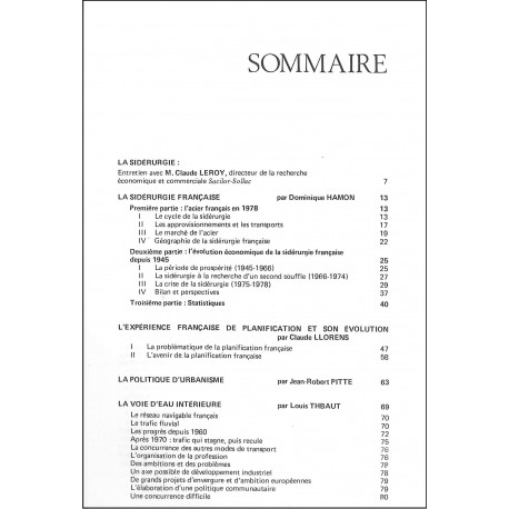 PROFILS ECONOMIQUES |Premier Numéro