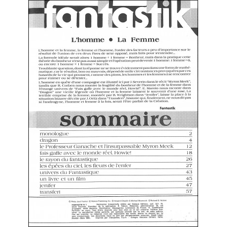 FANTASTIK |Premier Numéro