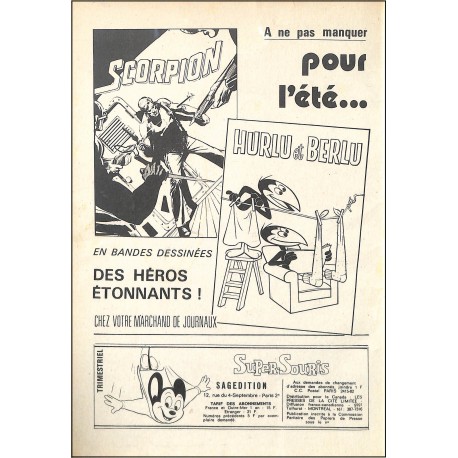 SUPER-SOURIS |Premier Numéro