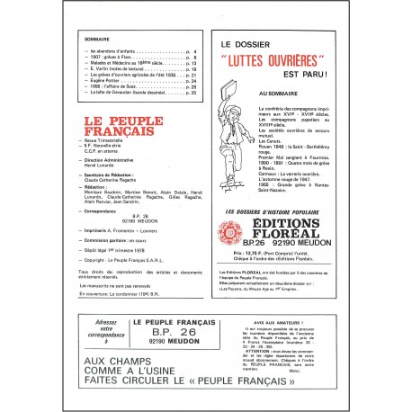 LE PEUPLE FRANÇAIS |Premier Numéro