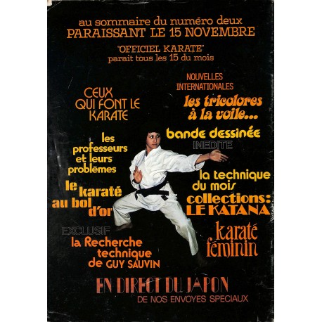 OFFICIEL KARATE |Premier Numéro
