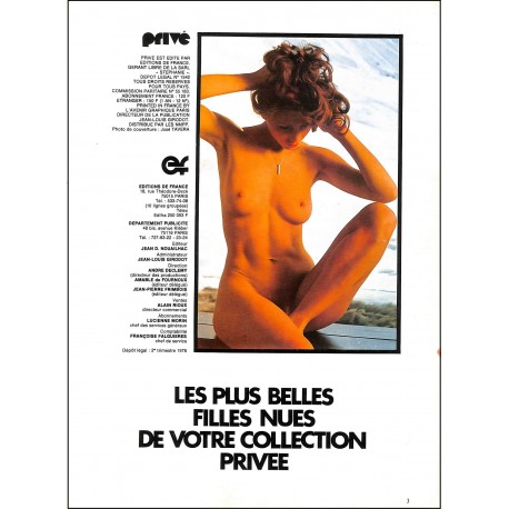 PRIVÉ |Premier Numéro