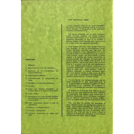 CAMARADES |Premier Numéro