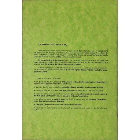 CAMARADES |Premier Numéro