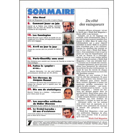 WEEK-END Magazine |Premier Numéro