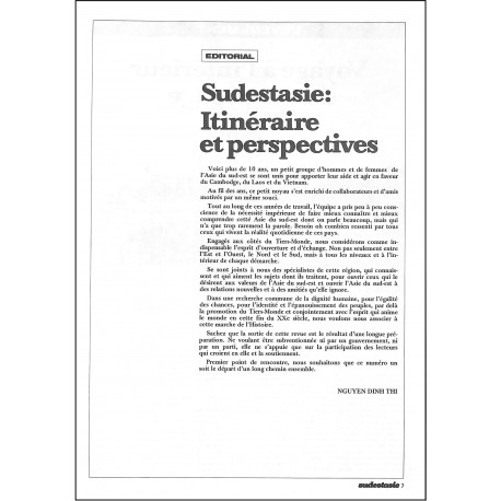SUDESTASIE |Premier Numéro