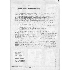 ALGERIE ACTION URGENTE |Premier Numéro 2