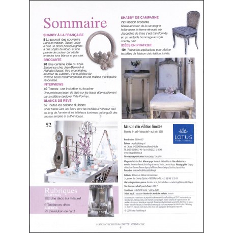 Maison Chic |Premier Numéro