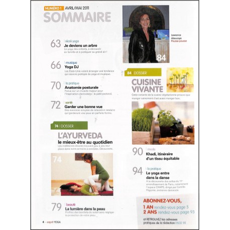 ESPRIT YOGA |Premier Numéro