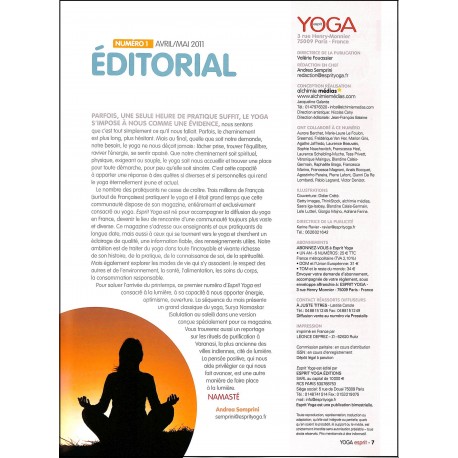 ESPRIT YOGA |Premier Numéro