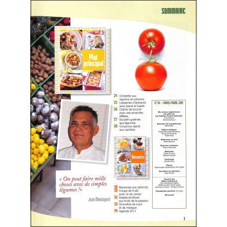 MA CUISINE VÉGÉTARIENNE |Premier Numéro