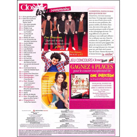 Closer teen |Premier Numéro