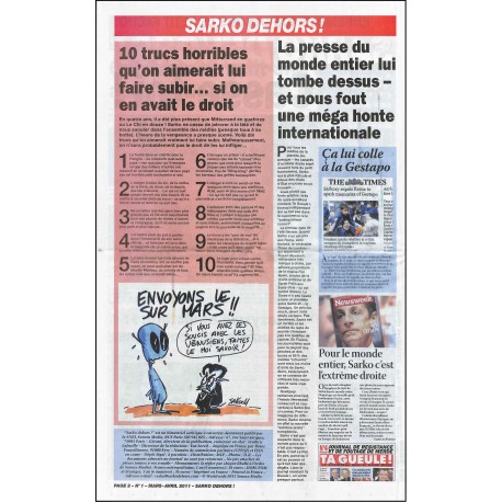 SARKO DEHORS ! |Premier Numéro