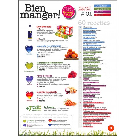 BIEN MANGER ! |Premier Numéro