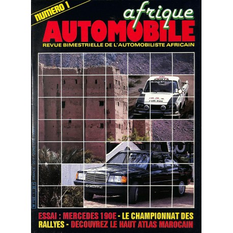 AFRIQUE AUTOMOBILE |Premier Numéro