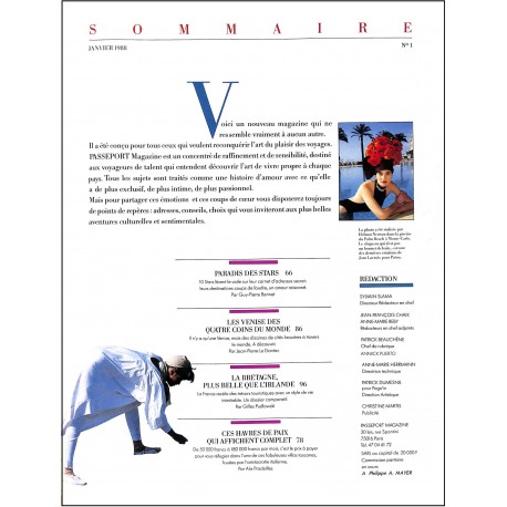 PASSEPORT MAGAZINE |Premier Numéro