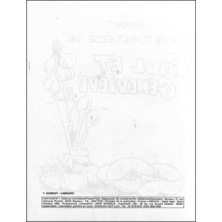 CARTOON |Premier Numéro