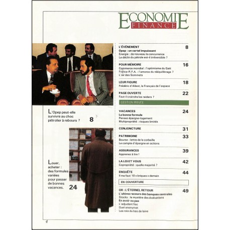 L'EXPRESS ECONOMIE FINANCE |Premier Numéro