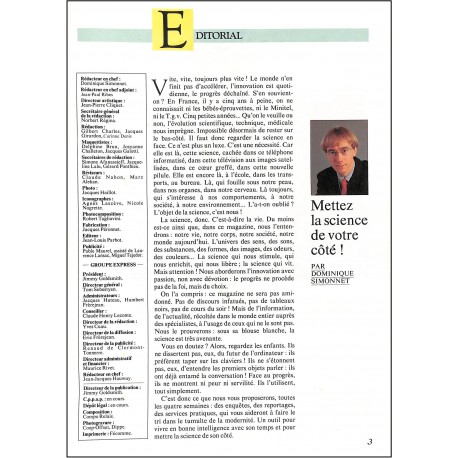 L'EXPRESS SCIENCE |Premier Numéro