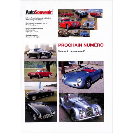 AUTO Souvenir |Premier Numéro