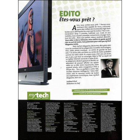 MY TECH MAGAZINE |Premier Numéro